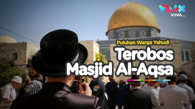 Umat Yahudi Nekat Terobos Kompleks Masjid Al-Aqsa
