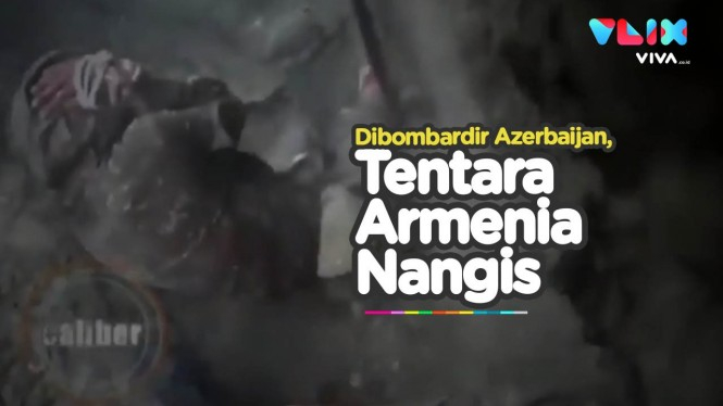 Dibom Azerbaijan, Tentara Armenia Nangis Tengah Pertempuran