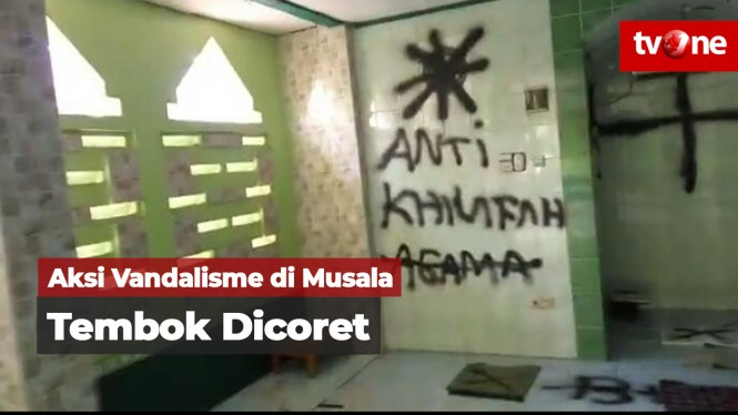 Aksi Vandalisme, Masjid Dicoret-coret Orang Tak Dikenal