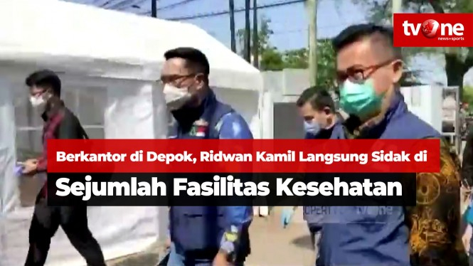 Berkantor di Depok, Ridwan Kamil Sidak Fasilitas Kesehatan