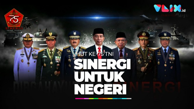 Isi Pidato Lengkap Presiden Jokowi di HUT ke-75 TNI