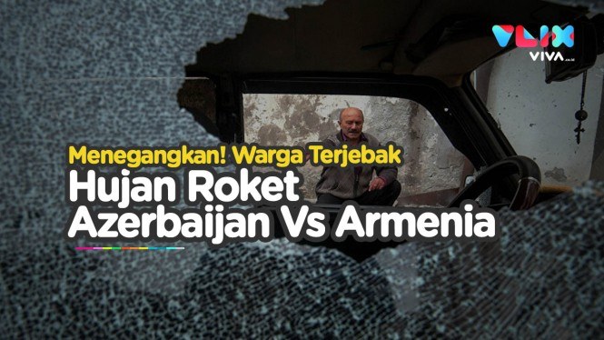 Video Warga Terjebak Hujan Roket Azerbaijan Vs Armenia