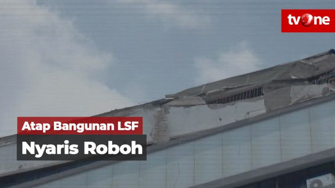Atap Gedung LSF Nyaris Roboh