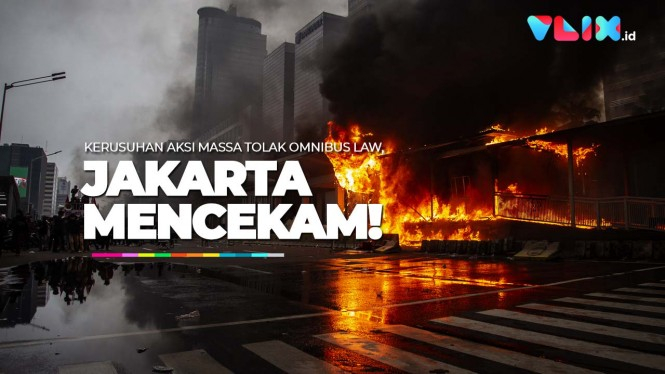 Jakarta Mencekam! Suara Tembakan dan Kantor ESDM Dibakar