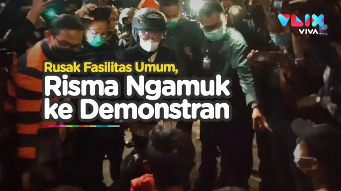 Emosi Banget! Wali Kota Risma Marahi Demonstran Omnibus Law