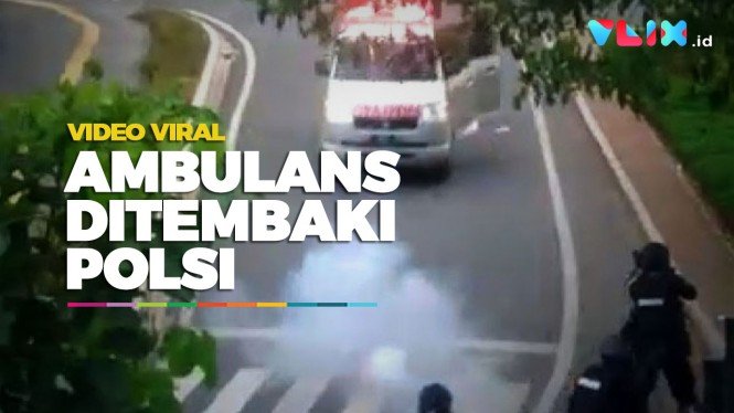 Video Amatir Polisi Tembaki Mobil Ambulans yang Kabur