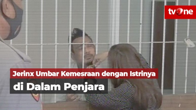 Jerinx Umbar Kemesraan Bersama Istrinya di Penjara