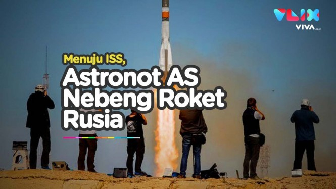 Astronot Nebeng Soyuz Rusia Menuju Stasiun Luar Angkasa