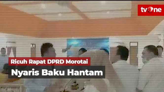 Rapat DPRD Morotai Ricuh, Nyaris Baku Hantam