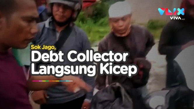 Sok Abang Jago, Debt Collector Gemeteran Disemprot TNI