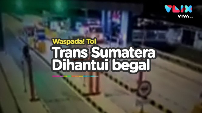 Begal Bermotor Teror Pengemudi di Dalam Tol Trans Sumatera