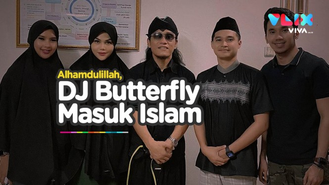 Detik-detik DJ Butterfly Ucap Syahadat Masuk Islam