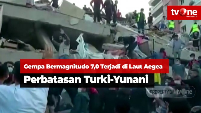 Gempa Terjadi di Laut Aegea Perbatasan Turki-Yunani