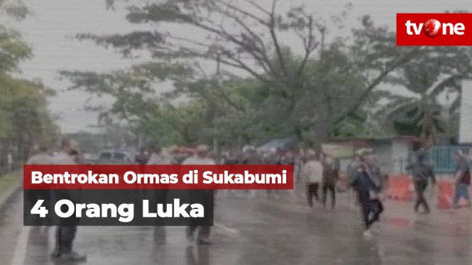 Bentrokan Ormas di Sukabumi, 4 Orang Luka-luka