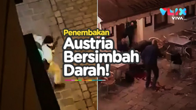 Detik-detik Penembakan Brutal di Wina Austria