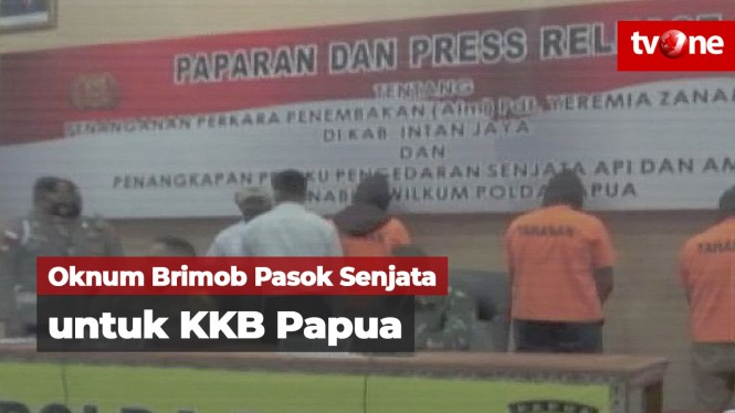 Oknum Brimob Pasok Senjata untuk KKB Papua