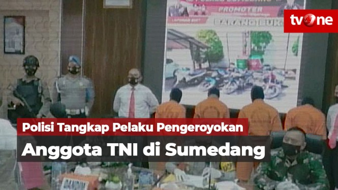 4 Pelaku Pengeroyok Anggota TNI Ditangkap Polisi