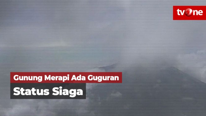 Status Siaga, Aktivitas Gunung Merapi Ada Guguran