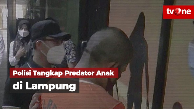 Polisi Tangkap Predator Anak di Lampung