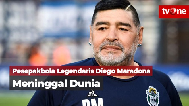 Pesepakbola Legendaris, Diego Maradona Meninggal Dunia