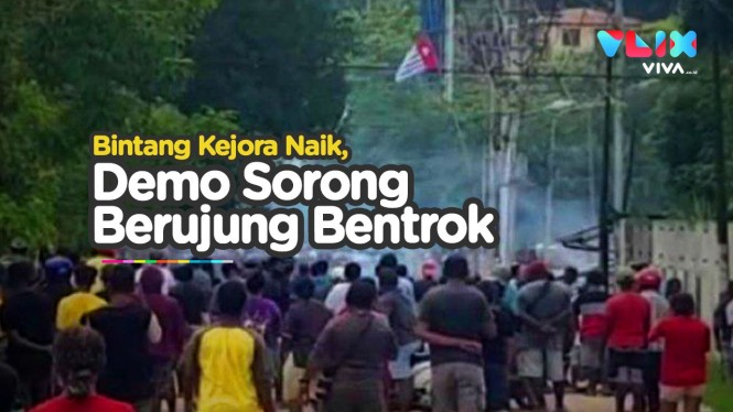 Detik-detik Bentrok Pecah di Sorong usai Bintang Kejora Naik
