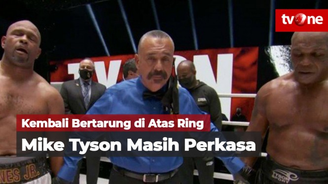 Bertarung di Atas Ring, Mike Tyson Masih Perkasa