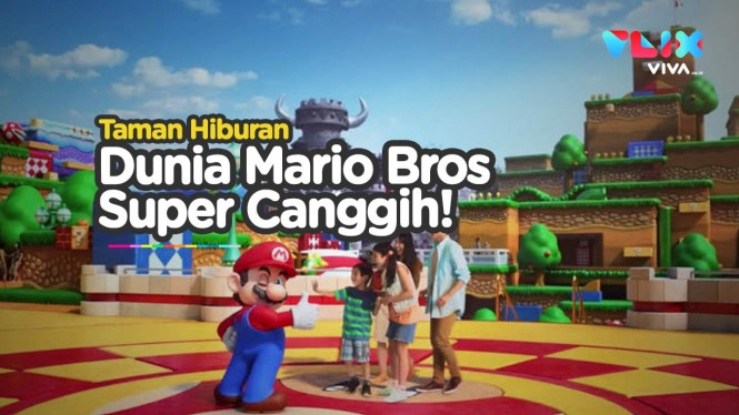Taman Bermain Mario Bros Super Canggih Akan Dibuka!