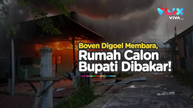 Pilkada Papua Membara! Rumah Calon Bupati Dibakar Massa
