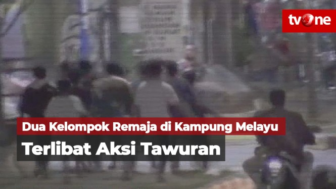 Dua Kelompok Remaja di Kampung Melayu Terlibat Tawuran