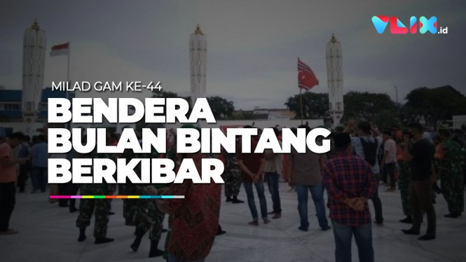 Video Bendera GAM Berkibar di Masjid Baiturrahman Aceh