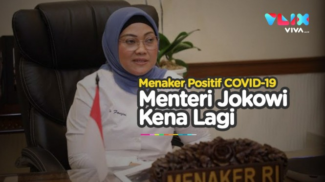 Menaker Ida Fauziyah Positif COVID-19, Menteri Jokowi Kena 4