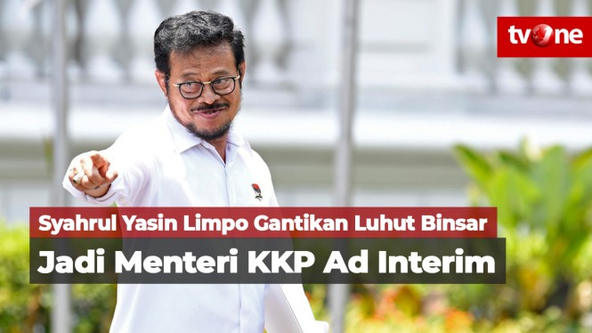 Syahrul Yasin Limpo jadi Menteri KKP Ad Interim
