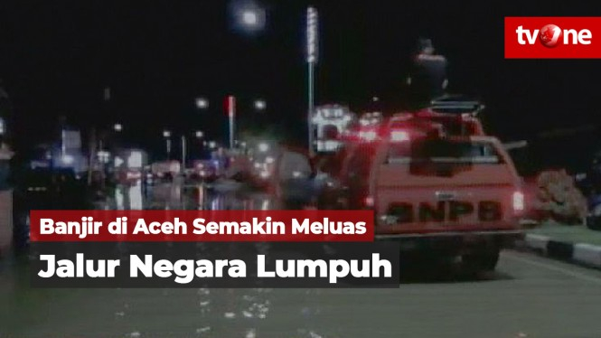 Banjir di Aceh, Jalur Negara Lumpuh