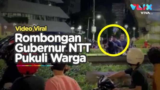 Video Detik-detik Rombongan Gubernur NTT Pukuli Warga