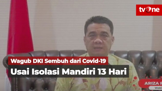 Wagub DKI Jakarta Sembuh Covid-19