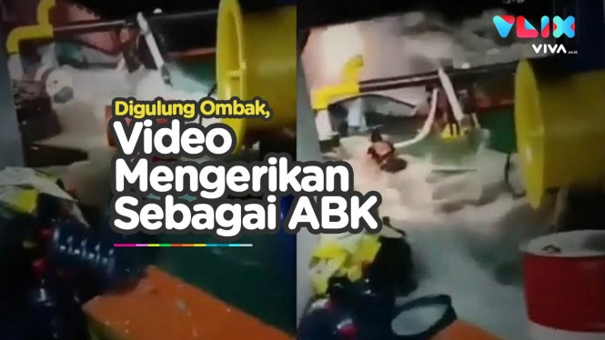 Kapal Nyaris Terbalik Digulung Ombak, ABK Sholawat Pasrah