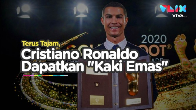 Akhirnya Cristiano Ronaldo Dapat Penghargaan Golden Foot