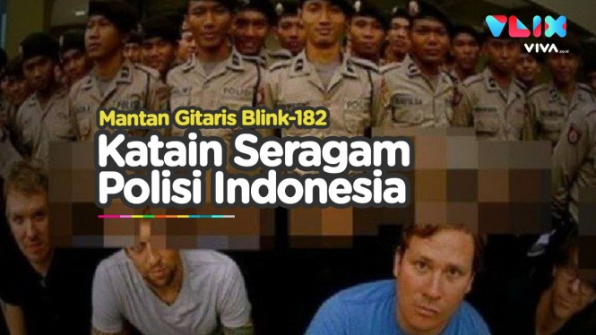 Tom Delonge Cari Masalah Ngatain Seragam Polisi Indonesia