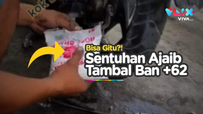 Cuman di Indonesia! Nambal Ban Bisa Pakai Tepung Tapioka