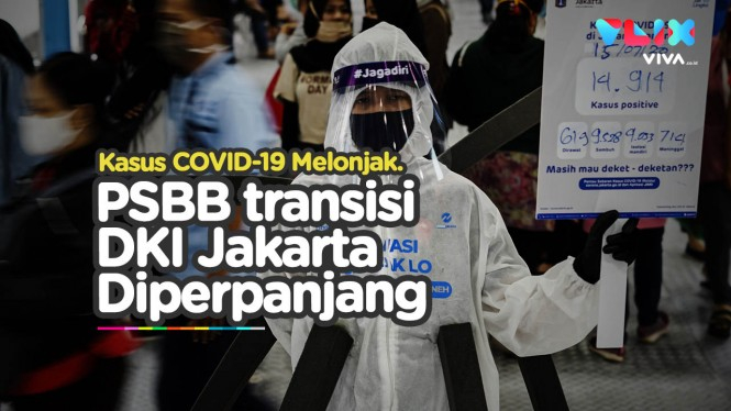 Mulai Hari Ini, PSBB Transisi DKI Jakarta Diperpanjang