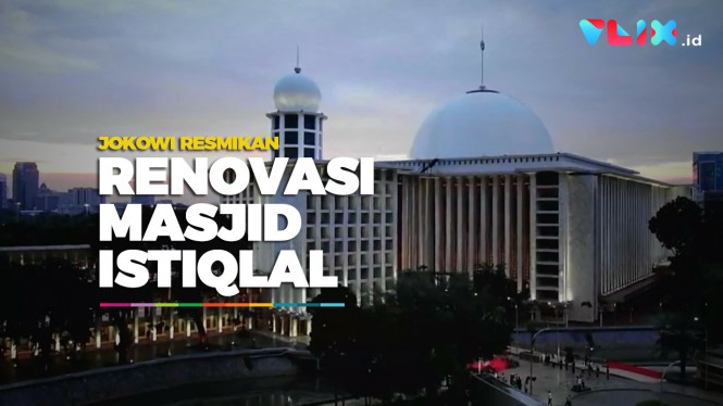 Alhamdulillah, Jokowi Resmikan Renovasi Masjid Istiqlal