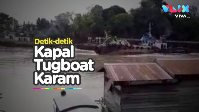 Tarik Kapal Kelebihan Beban, Kapal Tugboat Karam di Kaltim