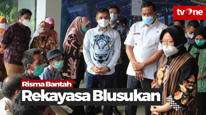 Risma Bantah Rekayasa Blusukan ke Tunawisma di Jakarta
