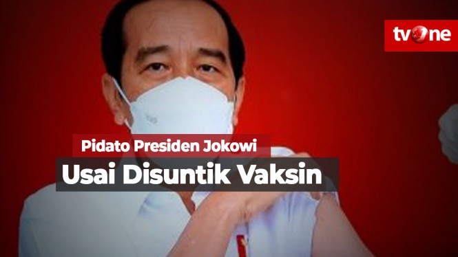 Kata Presiden Jokowi Usai Disuntik Vaksin Sinovac