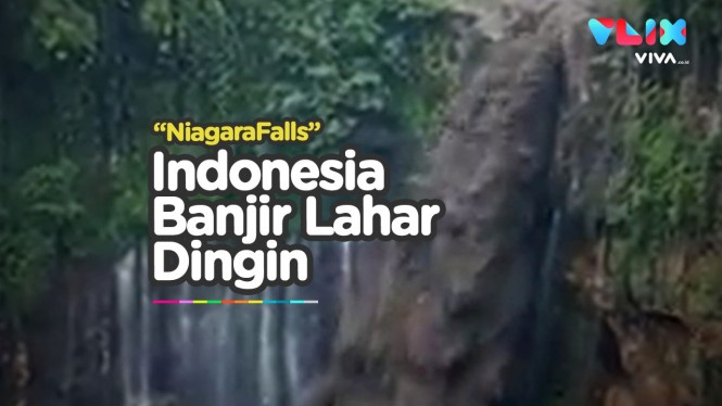 'Niagara Falls' Indonesia Banjir Lahar Dingin Gunung Semeru