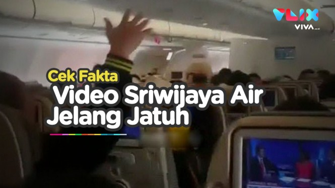 Viral Video Sriwijaya Air Sebelum Jatuh, Cek Faktanya!