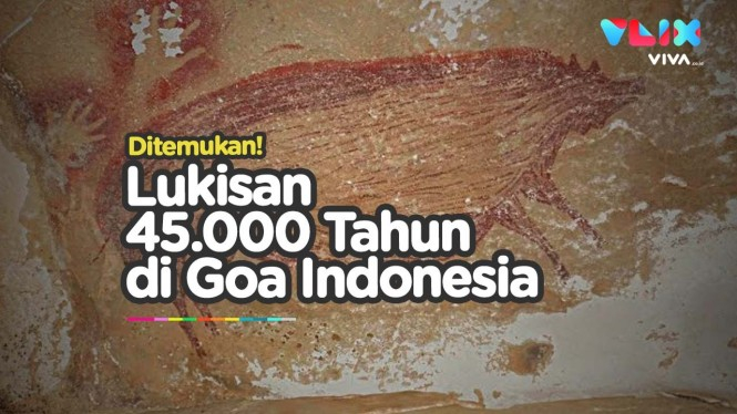 Geger Penemuan Lukisan 45.000 Tahun di Gua Indonesia