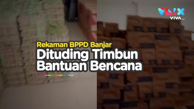 Rekaman BPPD Banjar Dituding Timbun Bantuan Bencana Banjir