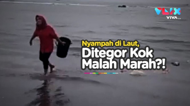 Wakil Walikota Kesal! Emak-emak Buang Sampah Ke Laut