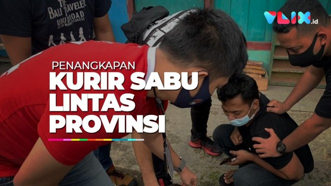 Detik-detik Kurir Sabu Lintas Provinsi Ditangkap Polisi